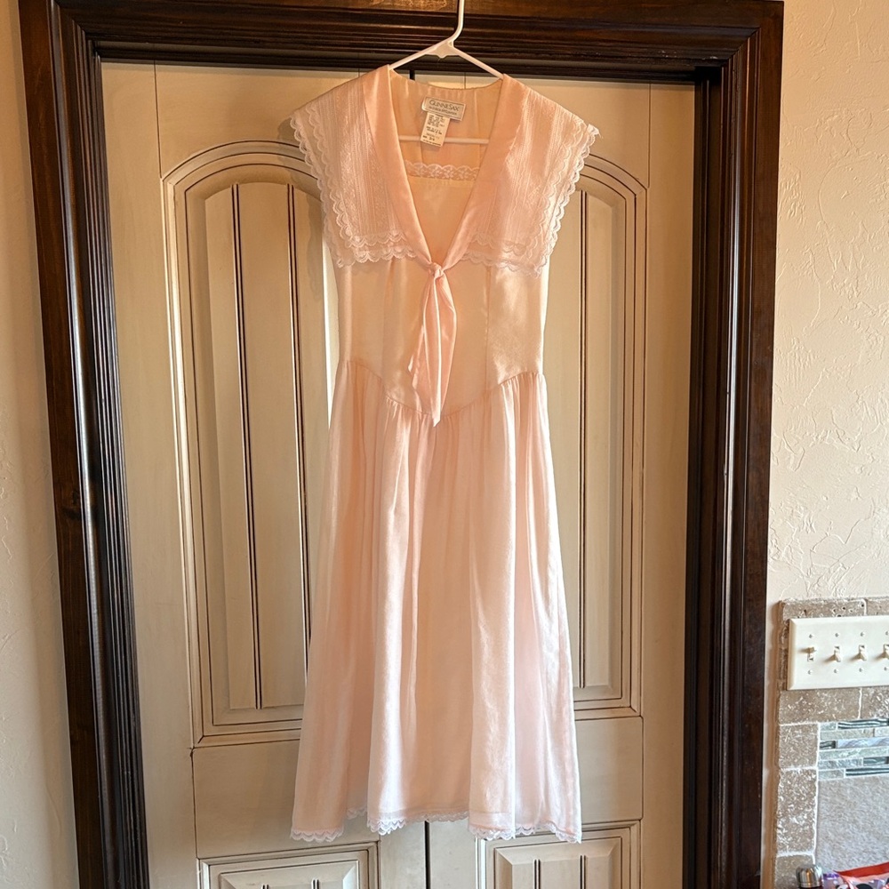 Gunne Sax by Jessica McClintock Soft Pink Lace Chemise